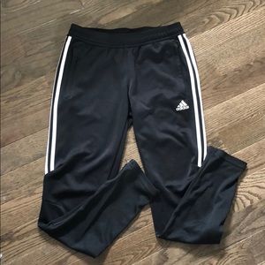 Adidas black joggers